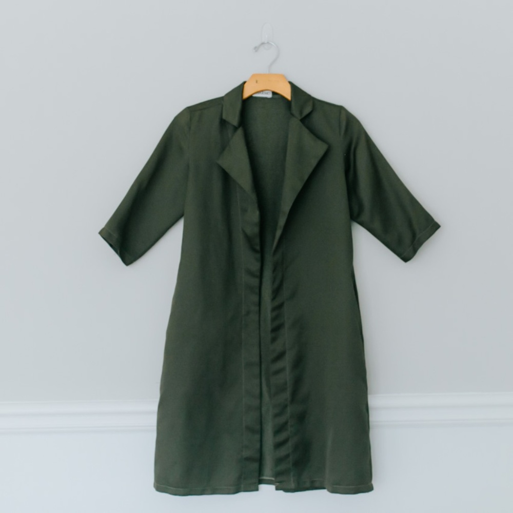 Casual green army jacket